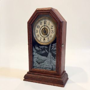 Antique Sessions Eight-Day Mantel Clock
