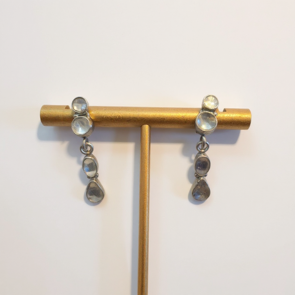 Moonstone Earrings 4 Stone