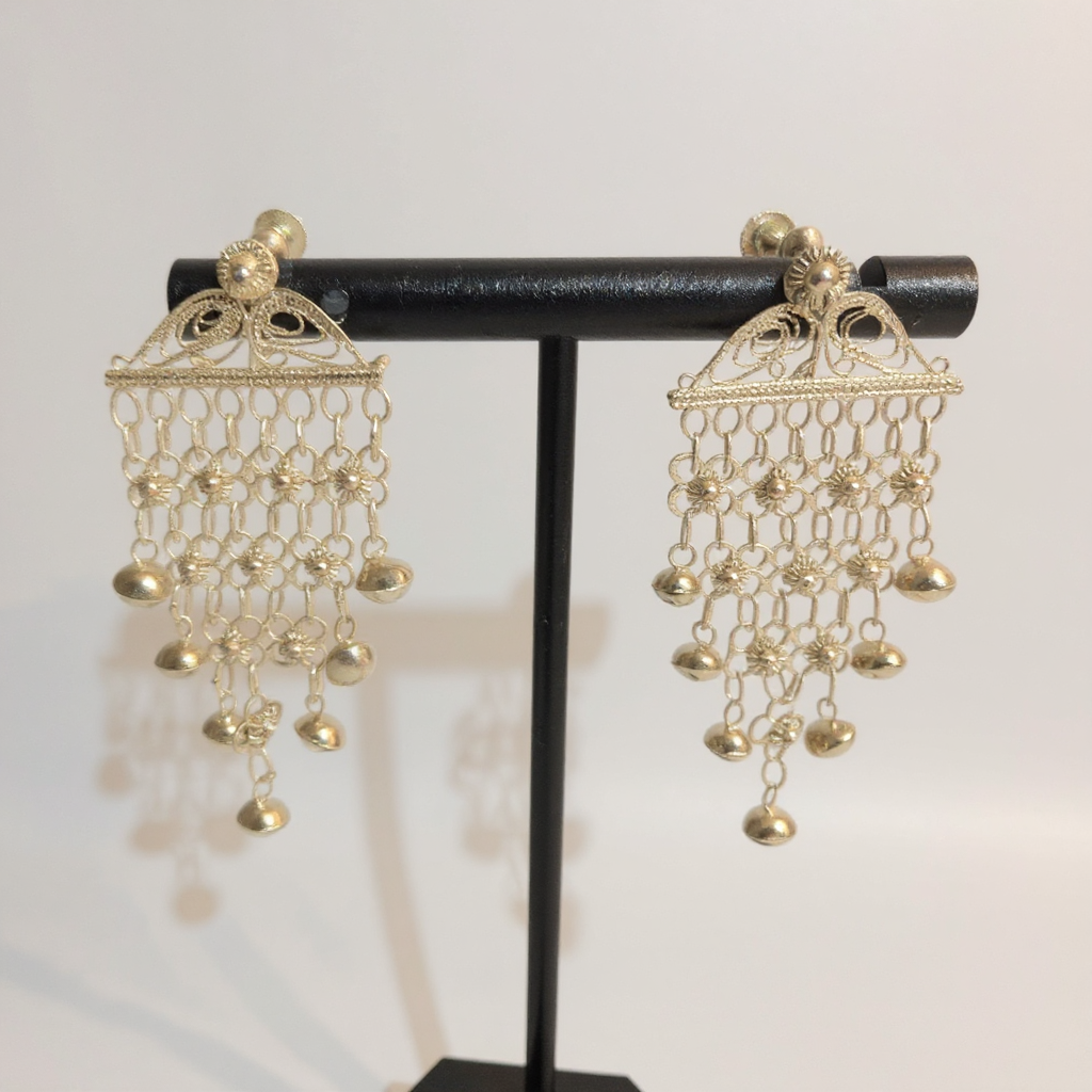 1940's .925 Silver Chandelier Earrings