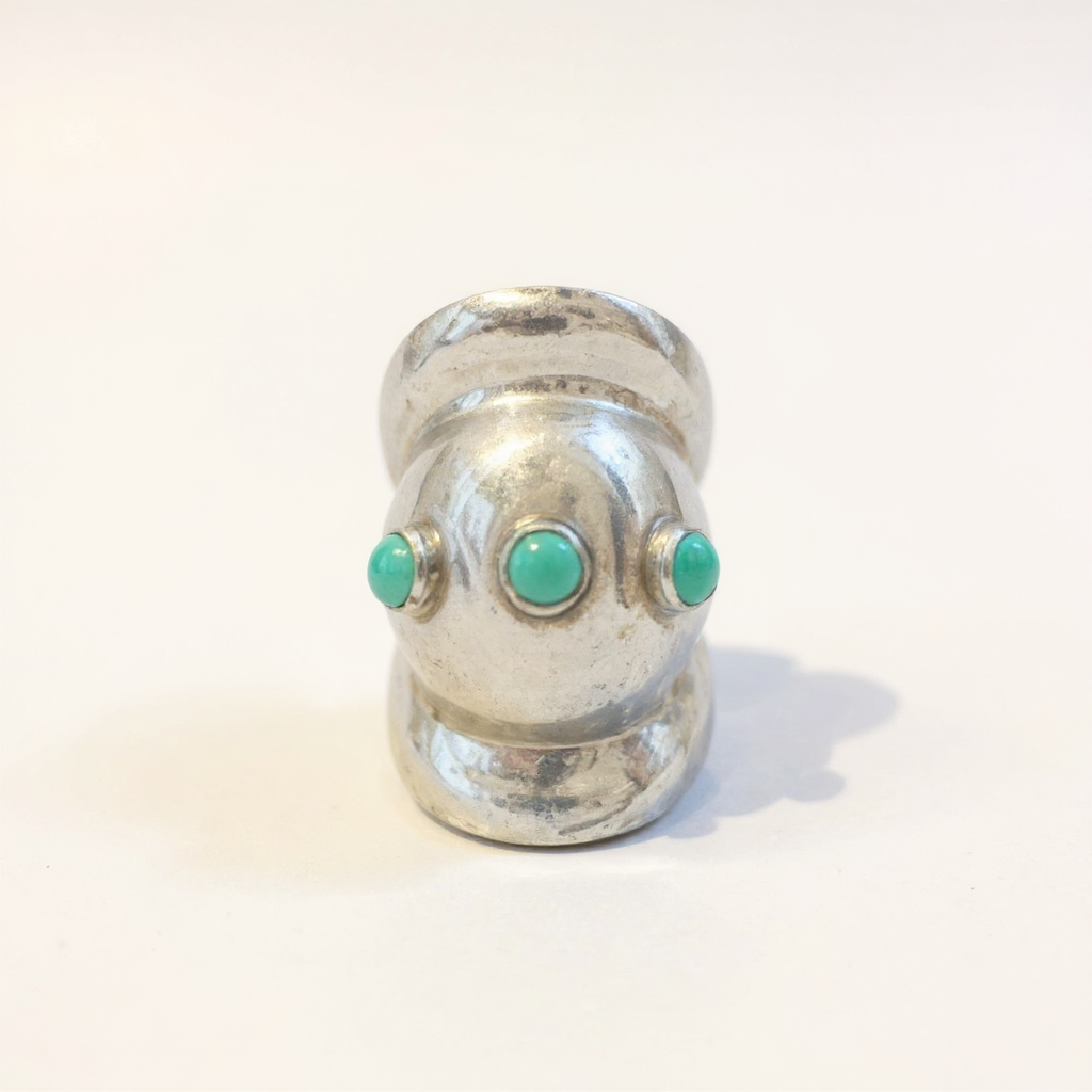 .925 Modernist, Saddle Ring