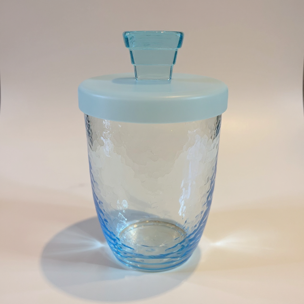 Blue Glass Apothecary Jar