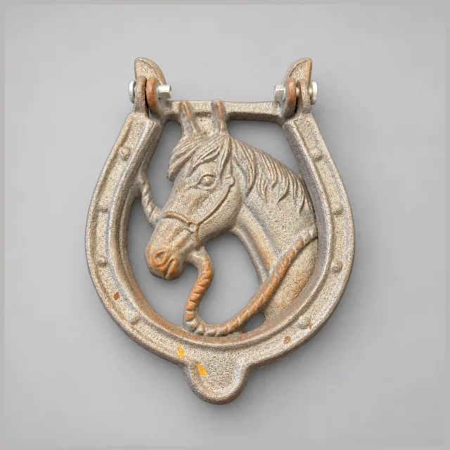 Cast Iron Horse Head Door Knocker