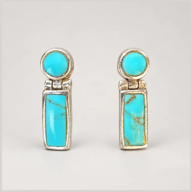 Sterling Turquoise Earrings
