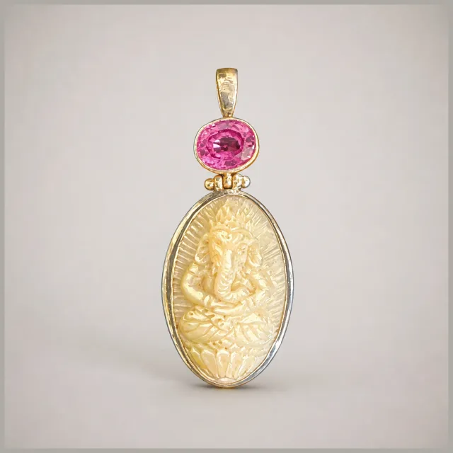 Lord Ganesha .925 Pendant