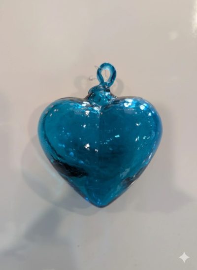 Mexican Glass Heart (S)