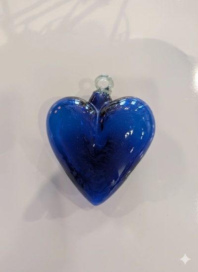 Mexican Glass Heart (L)