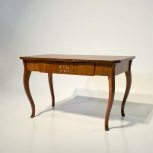 Louis XVI desk/glass top