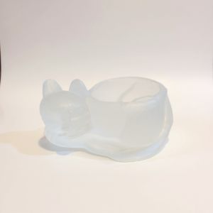 Frosted Glass Cat