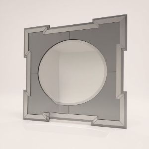 1980s custom mirror (Gemini cut glass)