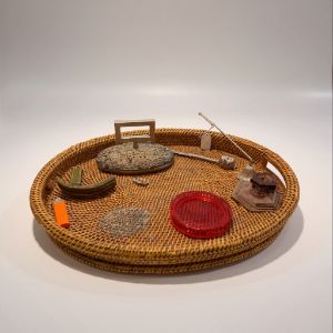 Rattan Platter oval