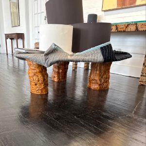 Glass coffee table Custom/Chinese Elm