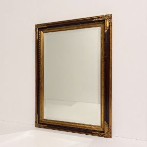 Rectangular gold mirror