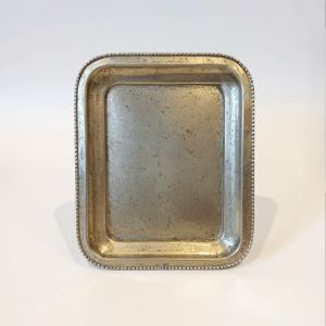 Small rectangular silver tray