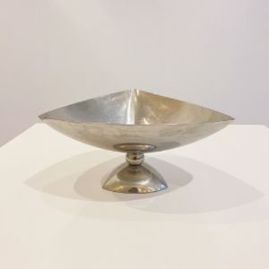 Silver bowl triangular