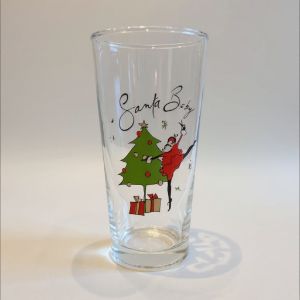 7 Pottery Barn Holiday Tumblers Santa Baby