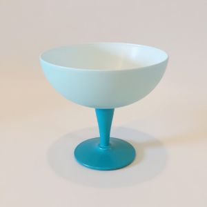 Frosted Italian glass decor