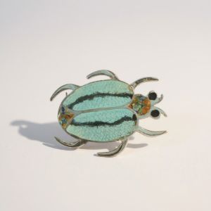 Blue Beetle sterling silver Jeronimo Fuentes