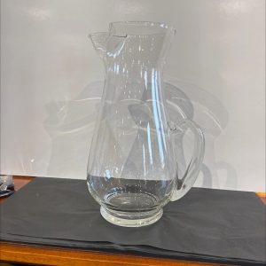 Mid century glass pitcher