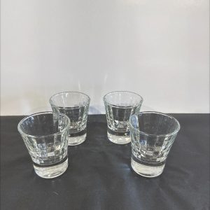 Bubble Glass Shot glasses set of 4