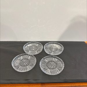 Crystal coasters set of 4