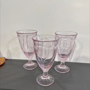 NORITAKE SET OF 3 goblets