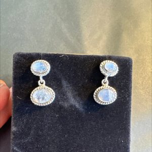 Moonstone Drop Earrings