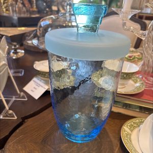 Blue Glass Apothecary Jar