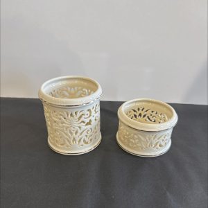 Lenox tea light dishes set of 2