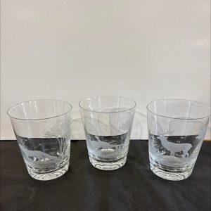 MOSER Crystal Tumblers set of 3
