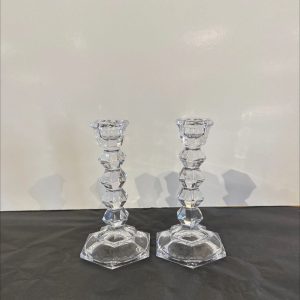 Mikasa crystal candlesticks holder